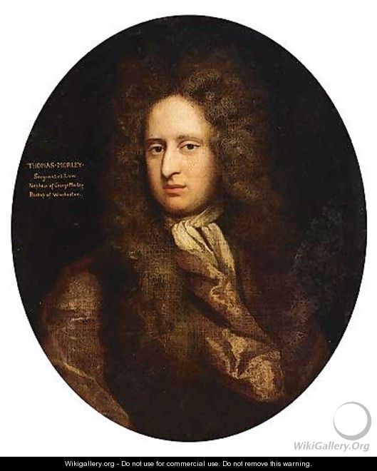 Portrait Of A Gentleman Said To Be Thomas Morley, Sargeant-At-Law, Nephew Of George Morley, Bishop Of Westminster - English School