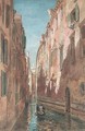 A Venetian Canal - Edward Angelo Goodall