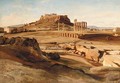 View Of The Acropolis From The Elissos River - Johan Carl Neumann