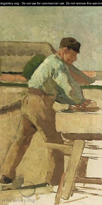 A Workman At A Bench - Anthon Gerard Alexander