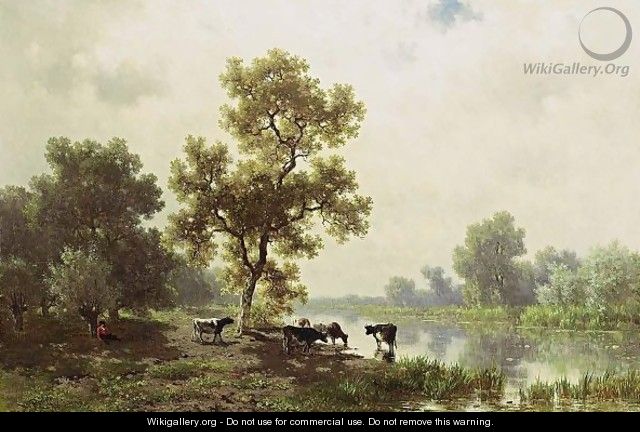 Watering Cows 3 - Willem Roelofs