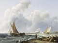 Sailing Vessels Off The Dutch Coast 2 - Hermanus Koekkoek
