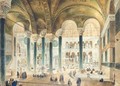 The Interior Of Hagia Sophia, Constantinople - Continental School