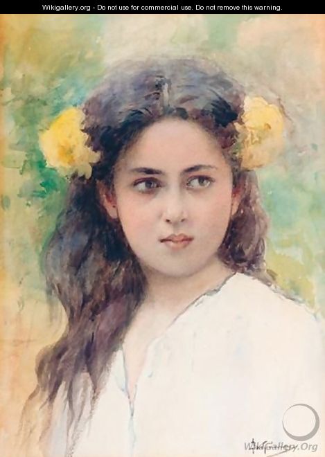 Portrait Of A Girl - Vikentios Bokatsambis