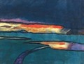 Sonnenuntergang (Sunset) - Emil Nolde