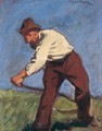 Bergmaher (Mountain Mower) - Albin Egger-Lienz