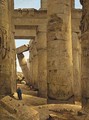 The Ruins At Karnak - Louis Claude Mouchot