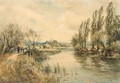 The Thames Near Goring - Henry John Kinnaird