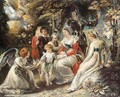 Children Receiving The Blessings From Paradise - Thomas Stothard