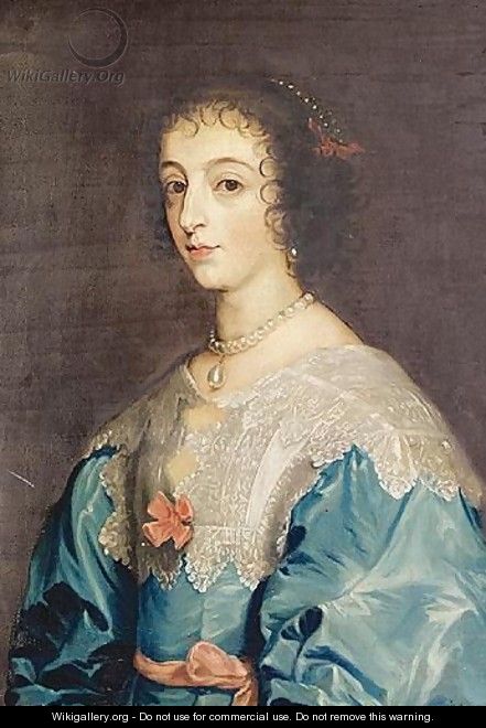 Portrait Of Henrietta Maria - Nathan Drake