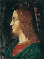 A Study Of The Head Of Christ, In Profile - (after) Bernardino De' Conti