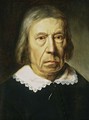 A Portrait Of An Elderly Man, Bust Length, Wearing A Black Costume With A White Collar - Dutch School