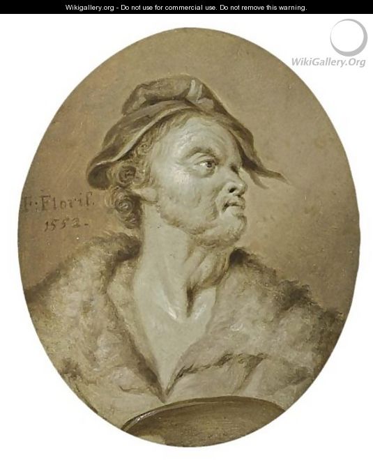 A Portrait Of The Painter Frans Floris (1519-20-1570), Bust Length - Jan Stolker