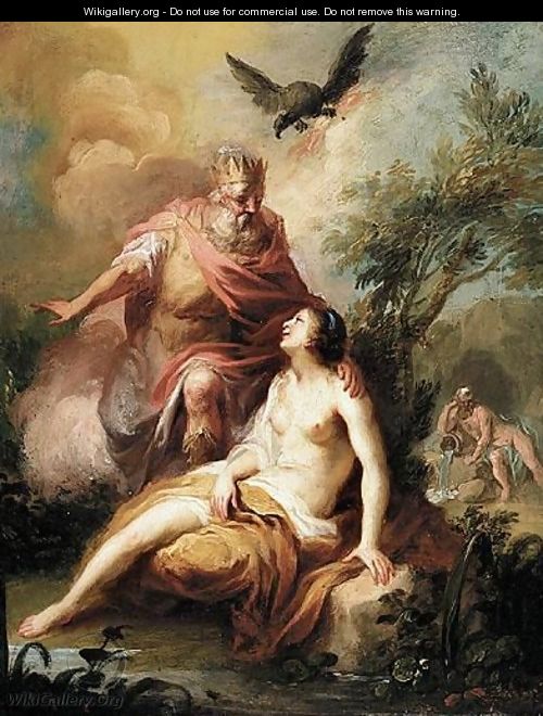 Jupiter And Io - (after) Francois Lemoine (see Lemoyne)