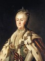 Portrait Of Empress Catherine II Alexeivna In State Robes - (after) Jean Voilles