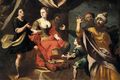 A Mythlogical Scene, Possibly Potiphar's Wife Accusing Joseph Before Her Husband - (after) Giuseppe Antonio Petrini