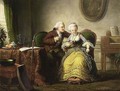 An Elegant Couple In An Interior - Andreas Scheerboom