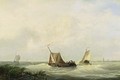Sailing Vessels Off The Coast - Nicolaas Riegen