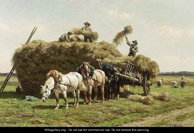 Bringing In The Hay - Willem Carel Nakken