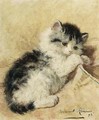 A Playful Kitten - Henriette Ronner-Knip