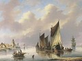 Shipping Off The Coast - Christiaan Cornelis Kannemans