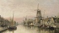 A View Of The Overtoom, Amsterdam - Cornelis Christiaan Dommelshuizen
