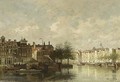 A View Of Amsterdam - Johannes Christiaan Karel Klinkenberg