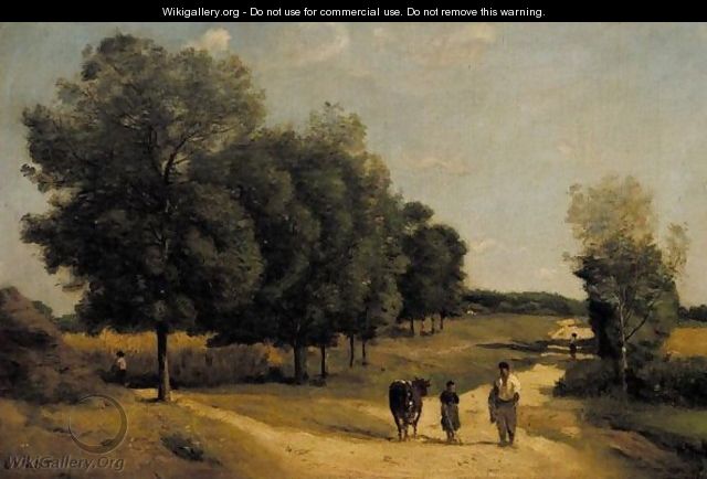 Carrefour Dans La Campagne (Environs De Marcoussis) - Jean-Baptiste-Camille Corot