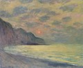 Soleil Couchant, Temps Brumeux, Pourville - Claude Oscar Monet