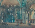 Interieur De Mosquee A Constantinople - Louis Amable Crapelet