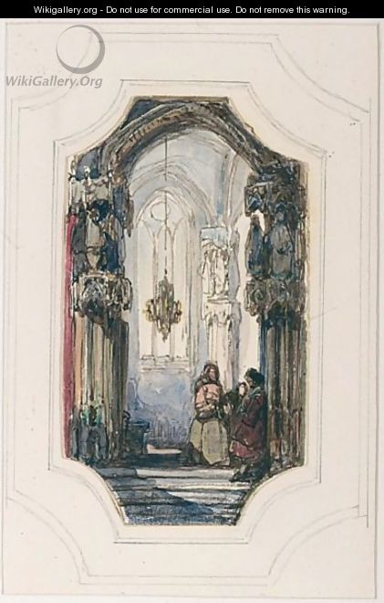 Church Interior - Wijnandus Johannes Josephus Nuyen