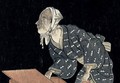 Shunga Couple Faisant L'Amour Contre Une Charrette - Suzuki Harunobu