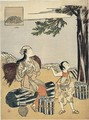 Bucheronne Et Son Fils - Suzuki Harunobu