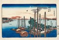 Tsukudajima Hatsu Hototogisu. Le Premier Coucou De L'Annee Dans L'Ile De Tsukuda - Utagawa or Ando Hiroshige