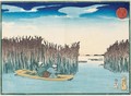 Femmes Cueillant Des Algues A Omori - Utagawa Kuniyoshi