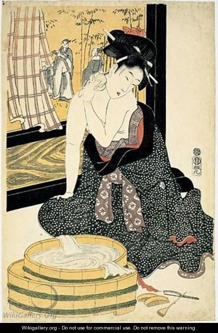 Jeune Femme A Sa Toilette - Tamagawa Shucho