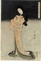 Portrait De L'Acteur Iwai Hanshiro IV Dans Le Role D'Une Jeune Fille - Utagawa Toyokuni