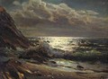 Moonlight Over The Crimean Coast - Konstantin Alexandrovich Westchilov