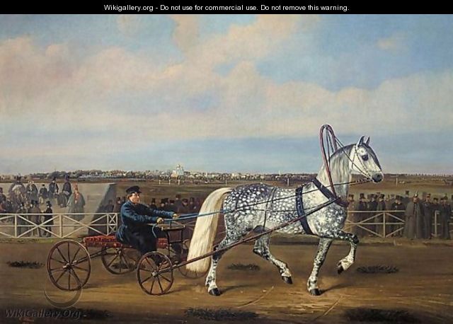 At The Races - Alexander Johann Gottlieb Petrovich Schwabe