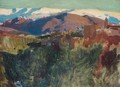 La Sierra Nevada Desde La Alhambra, Granada (Sierra Nevada From The Alhambra, Granada) - Joaquin Sorolla y Bastida