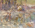 On The Frozen Lake - Konstantin Alexeievitch Korovin