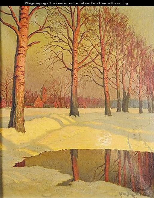 Sunlit Trees - Michael Martinovich Guermacheff