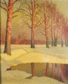 Sunlit Trees - Michael Martinovich Guermacheff