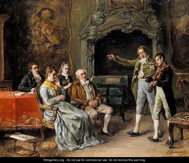 The Recital - (after) Leon Marie Dansaert