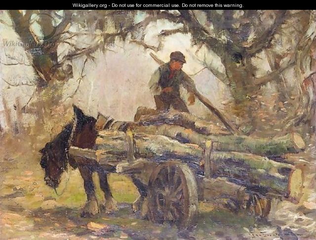 The Wood Cart - George Smith