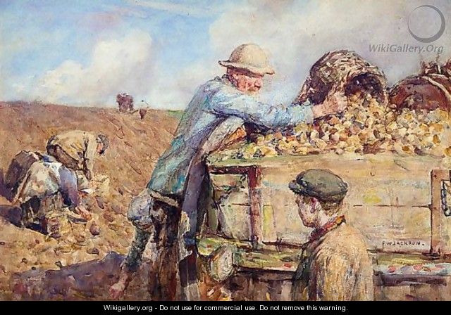 Potato Gathering - Frederick William Jackson