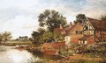 An Old Worcestershire Manor House - Benjamin Williams Leader