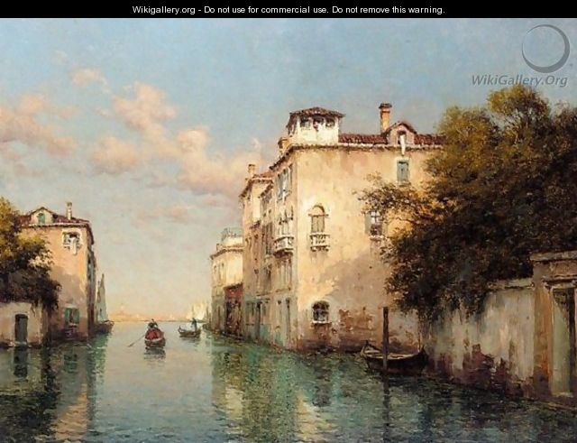A Venetian Canal - Antoine Bouvard