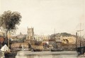 Bristol Cathedral From Wapping Looking Across Canon's Marsh - Peter de Wint