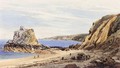 L'Islet In Bouley Bay Looking Towards The Tour De Rozel, Jersey - Thomas Shotter Boys